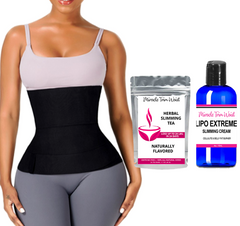 Lipo Cream & (GLP-1) Slimming Tea w/Slimming Wrap